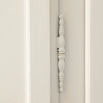 Vintage French Oak Triple Wardrobe - Elegant Shabby Chic Storage