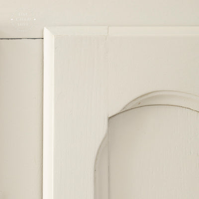 Vintage French Oak Triple Wardrobe - Elegant Shabby Chic Storage