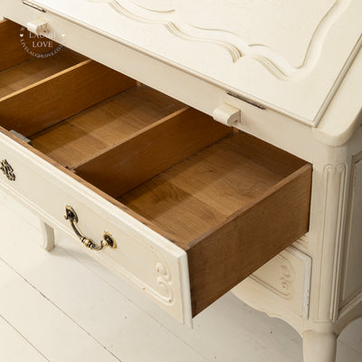 French Vintage Painted Bureau
