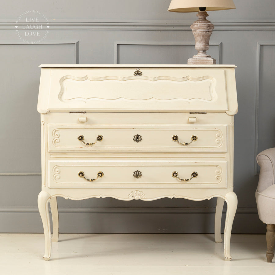 French Vintage Painted Bureau