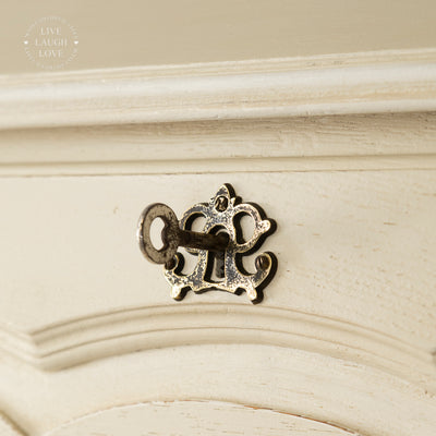 French Vintage Painted Bureau