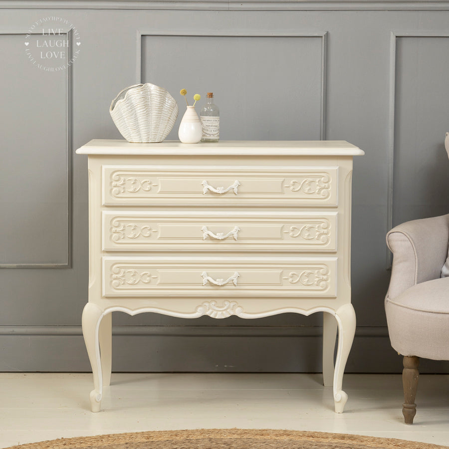 French Painted Vintage Chest Of Drawers