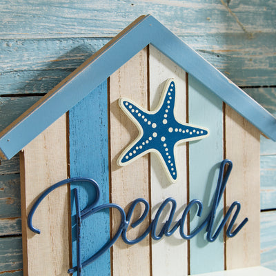 Beach Hut Toilet Roll Holder – Nautical Coastal Bathroom Accessory