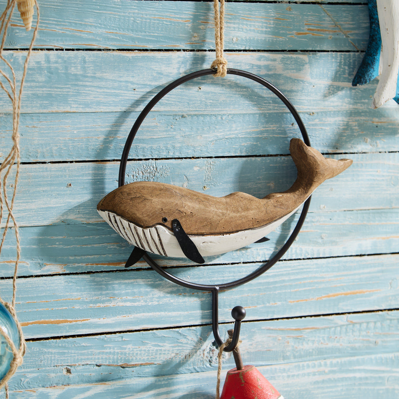 Nautical Whale Wall Hook