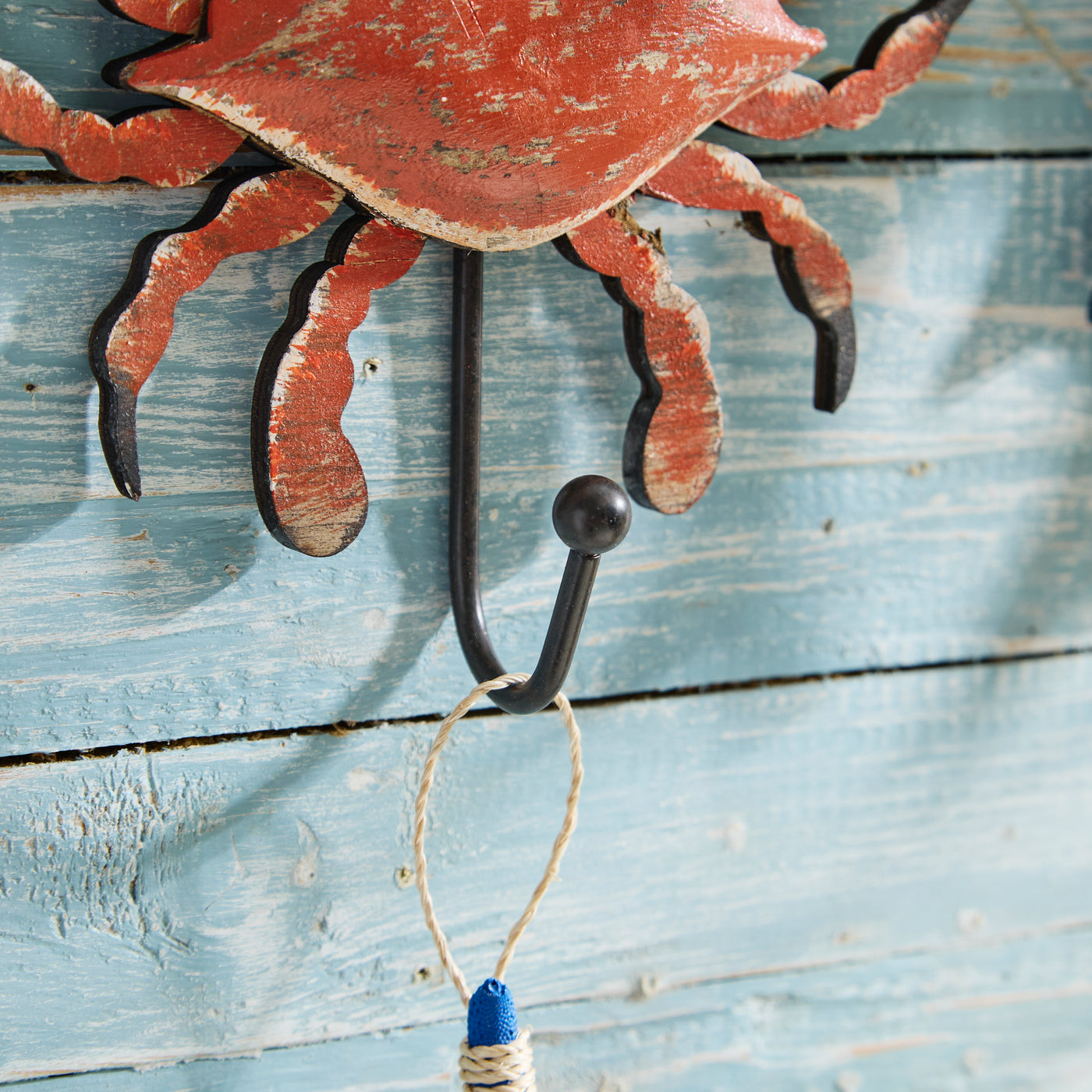 Rustic Nautical Crab Wall Hook