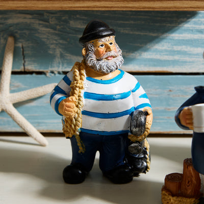 Set of 4 Nautical Sailor Figurines – Seaside Ornaments