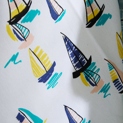 Set of 3 Sailing Boats Cotton Tea Towels – Nautical Kitchen Accessory