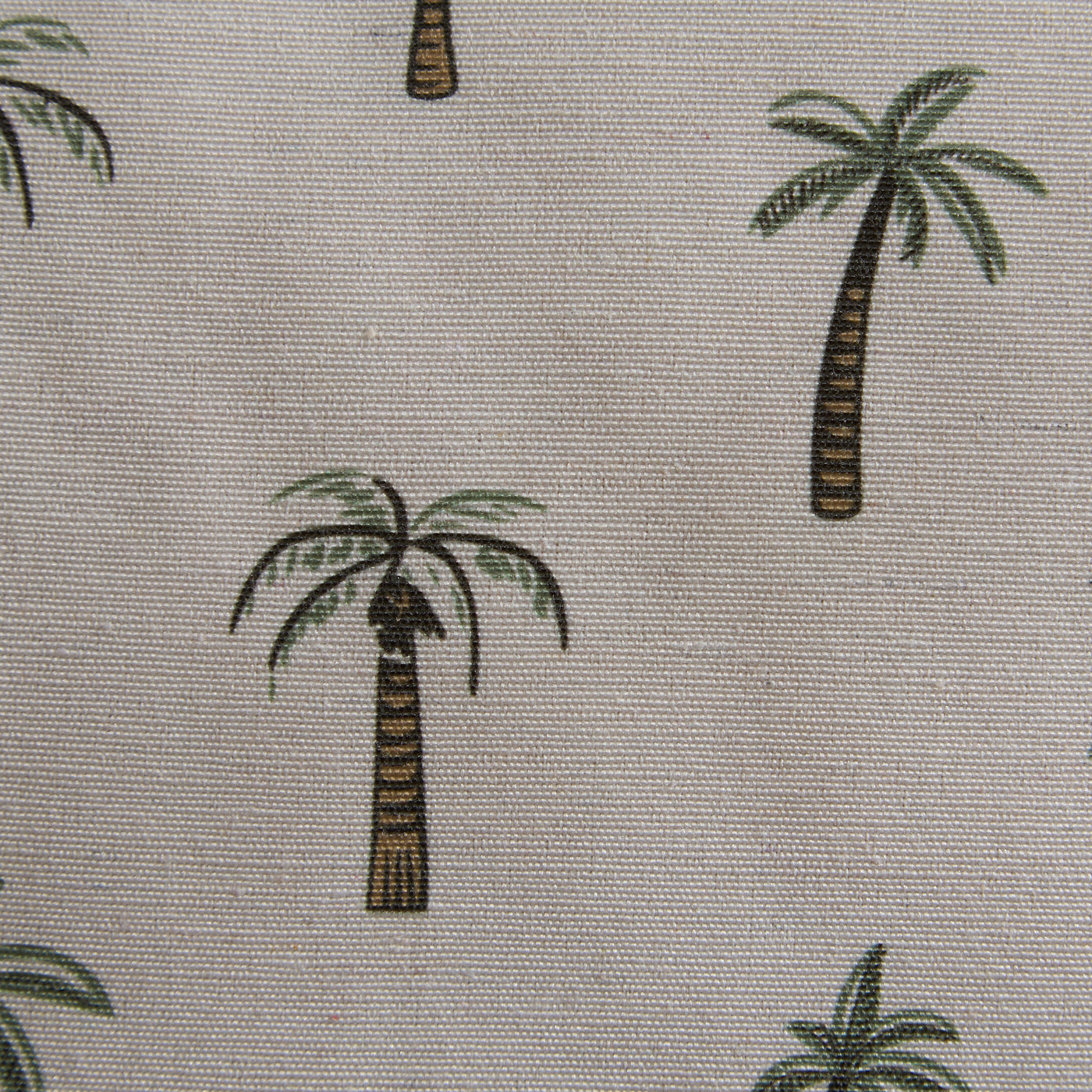 Tropical Botanical Square Outdoor Cushion – Mini Palm Repeat