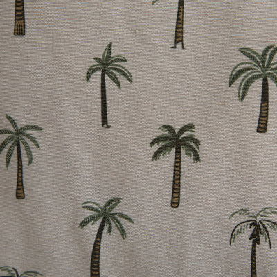 Tropical Botanical Square Outdoor Cushion – Mini Palm Repeat