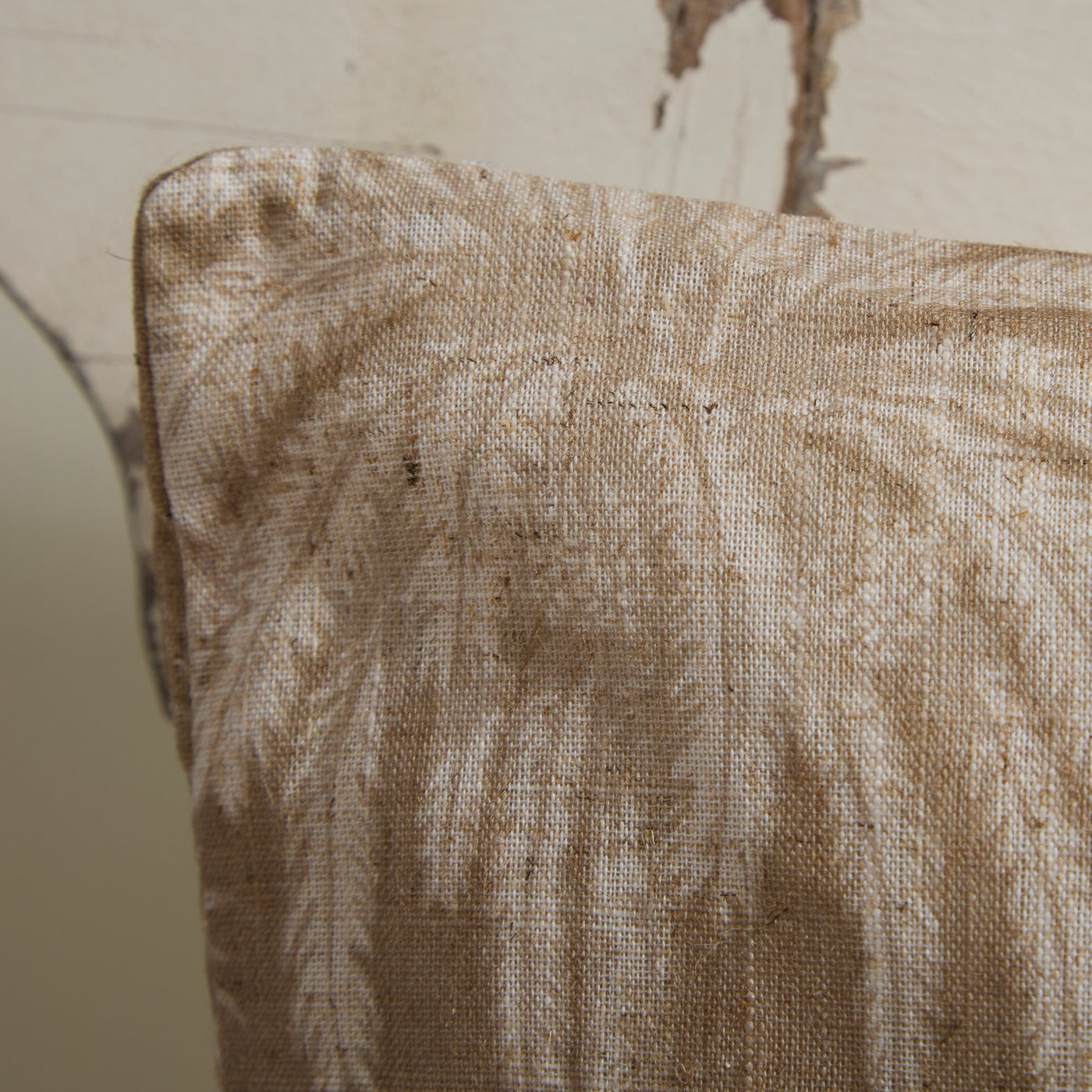 Tropical Botanical Square Outdoor Cushion – Taupe Jungle Print