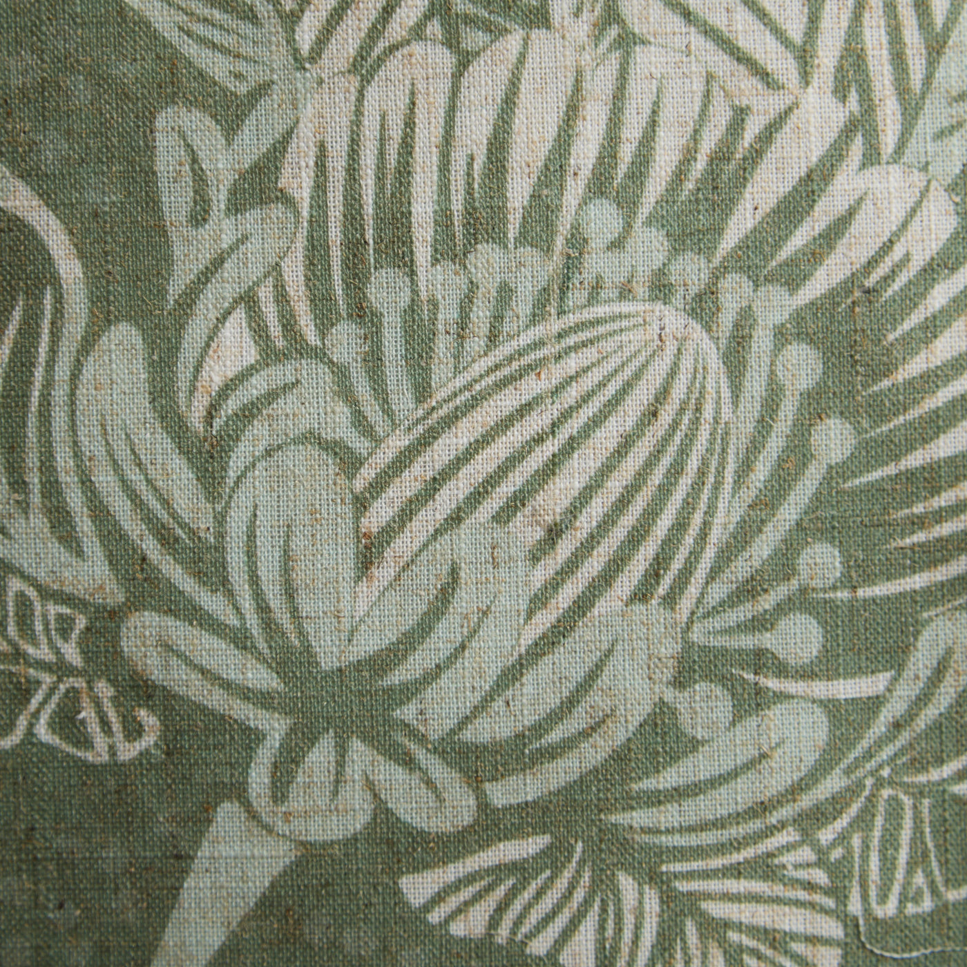 Tropical Botanical Square Outdoor Cushion – Green Tropical Sketch