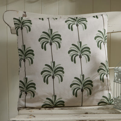 Tropical Botanical Square Outdoor Cushion – Large Palm Grove