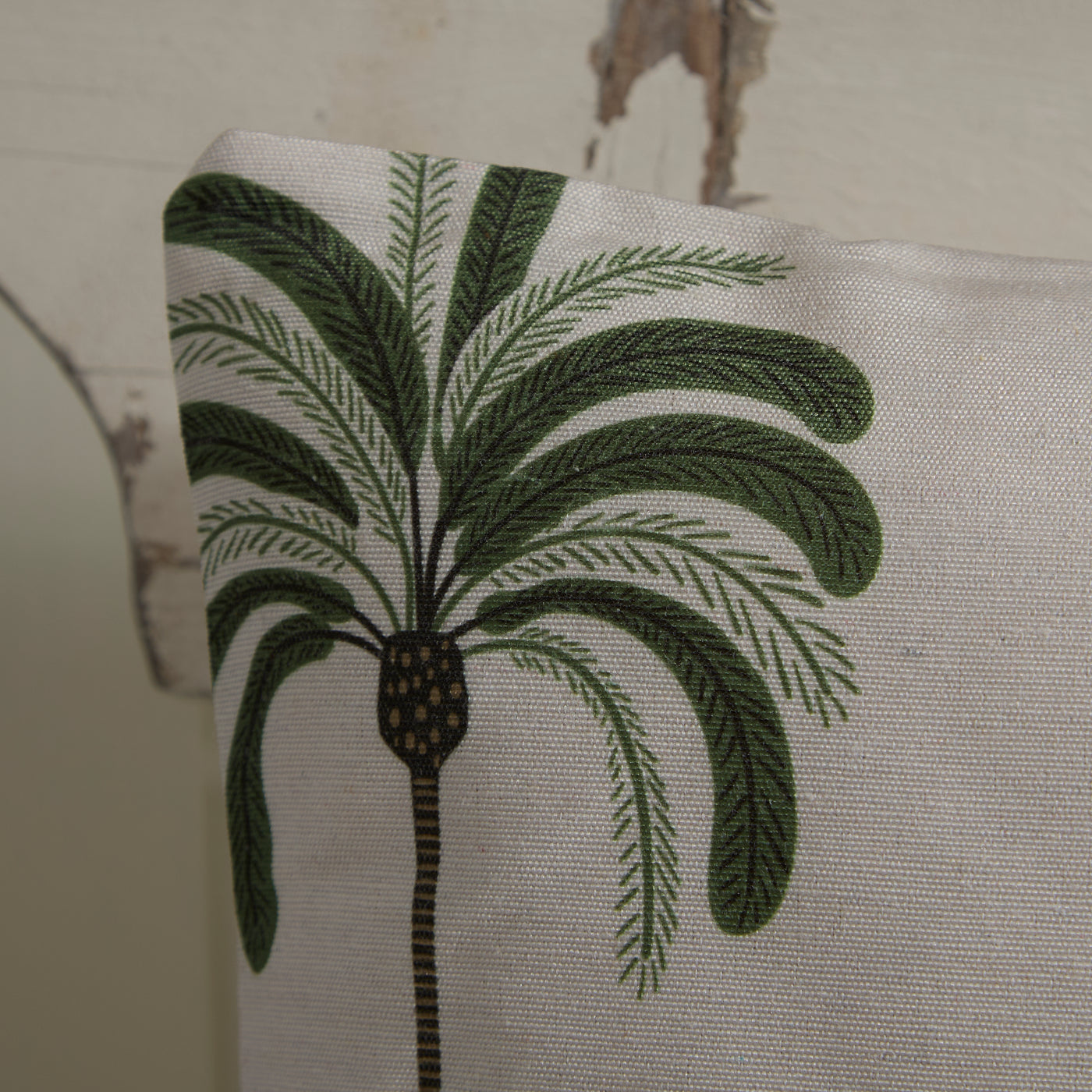 Tropical Botanical Square Outdoor Cushion – Large Palm Grove