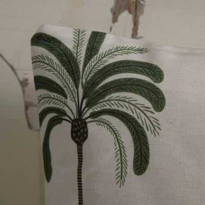 Tropical Botanical Square Outdoor Cushion – Large Palm Grove