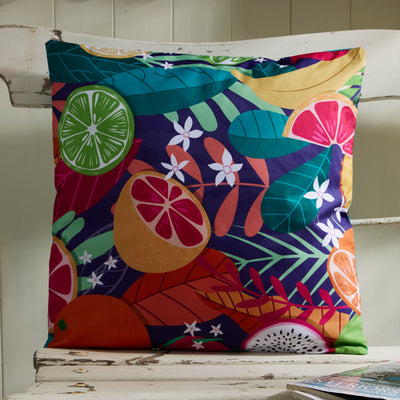Citrus Grove Outdoor Cushion 45x45cm – Water-Resistant Patio & Home Pillow
