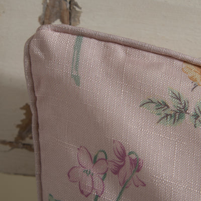 Floral Outdoor Cushion Blush Pink – Water-Resistant Pillow for Garden & Home