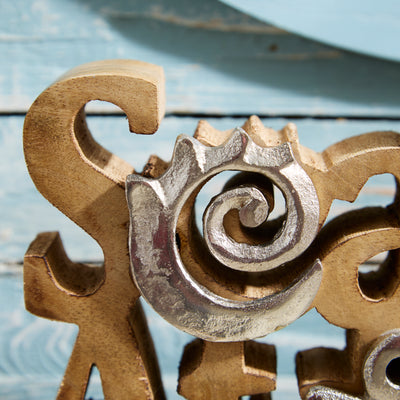 Wooden Beach "Sea you" Sign – Nautical Wood & Metal Decor