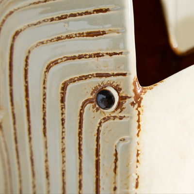 Ceramic Whale Jug Vase – Coastal Blue Glazed Ornament