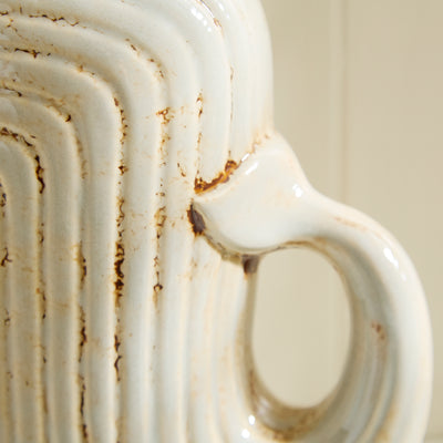 Ceramic Whale Jug Vase – Coastal Blue Glazed Ornament