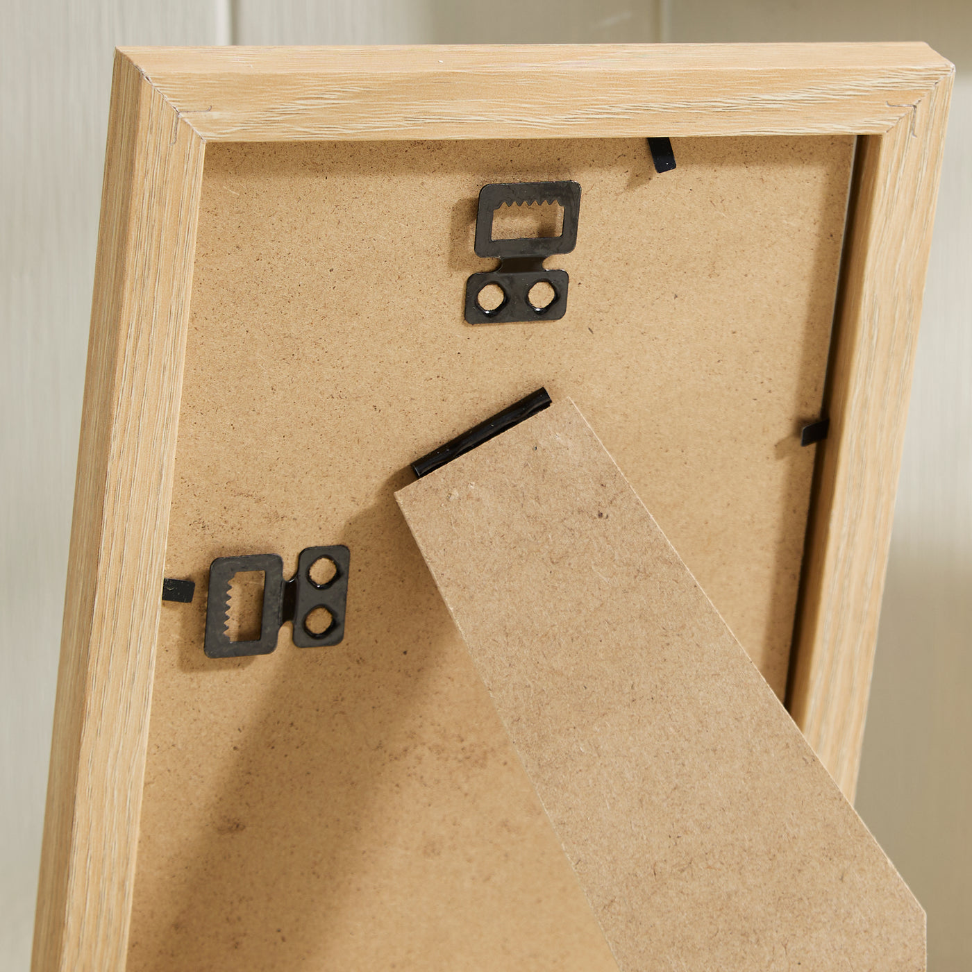 Natural Wood Photo Frame with Carved Border Design – Available in Two Sizes