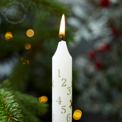 Advent Countdown Dinner Candle