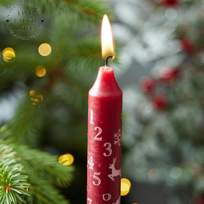 Advent Countdown Dinner Candle