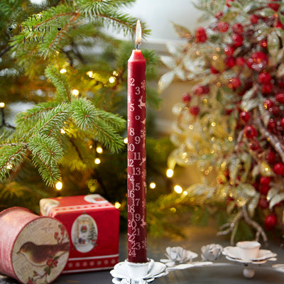Advent Countdown Dinner Candle