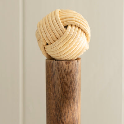 Rustic Wooden Paper Towel Holder with Decorative Top