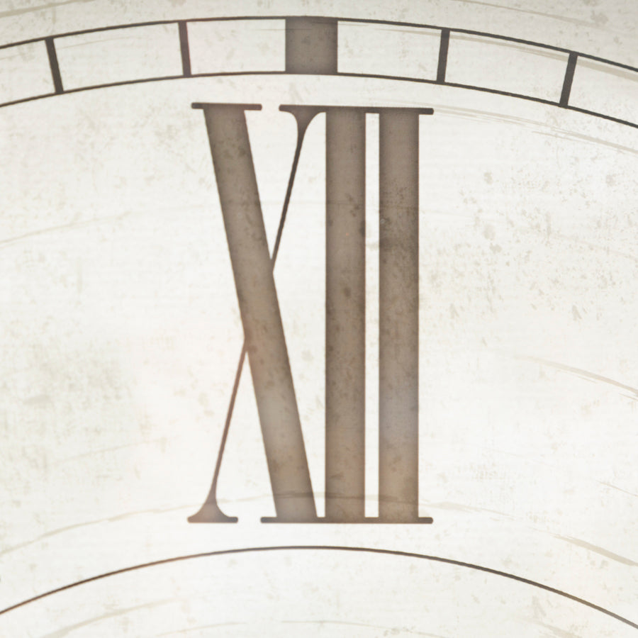Vintage Whitechapel Wall Clock - Roman Numerals