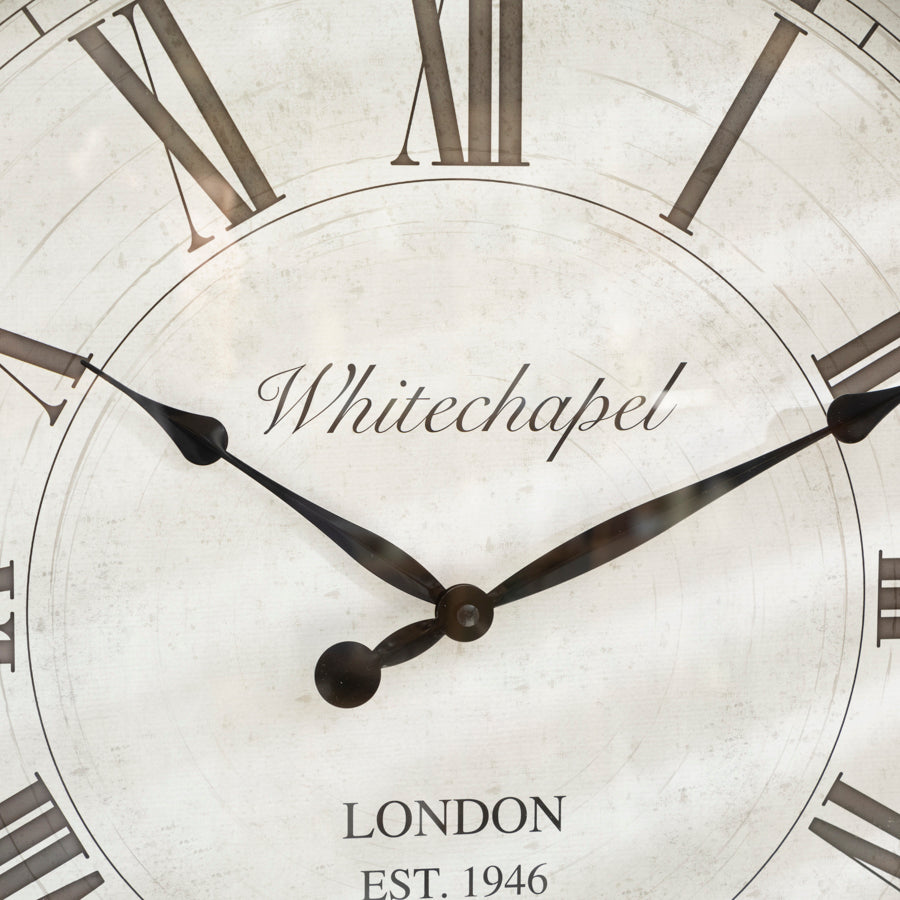 Vintage Whitechapel Wall Clock - Roman Numerals