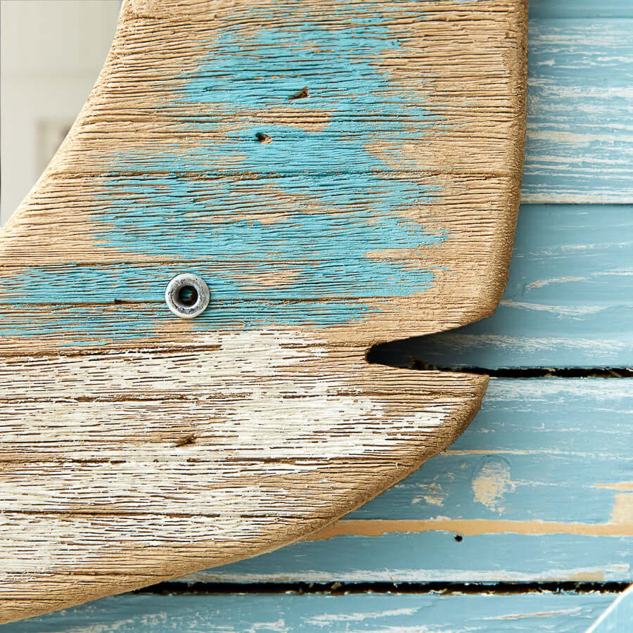 Nautical Driftwood Whale Mirror ***Seconds***