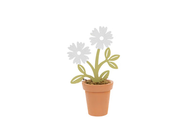 Metal Potted Flower Ornaments & Pot Decoration – Vintage Floral Decor