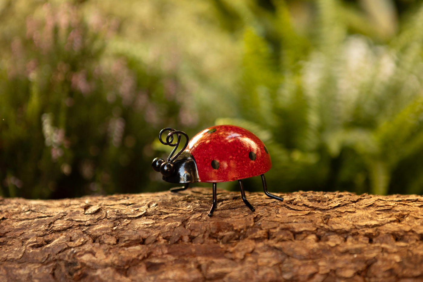 Metal Ladybird Ornament – Decorative Garden Feature