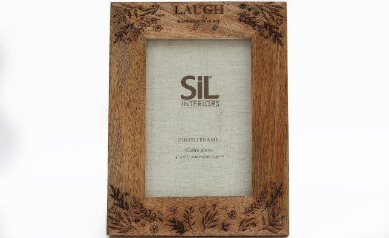 Engraved Wooden Photo Frames - Set of 3