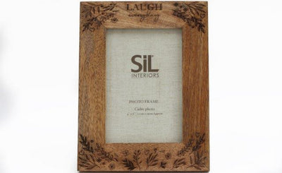 Engraved Wooden Photo Frames - Set of 3
