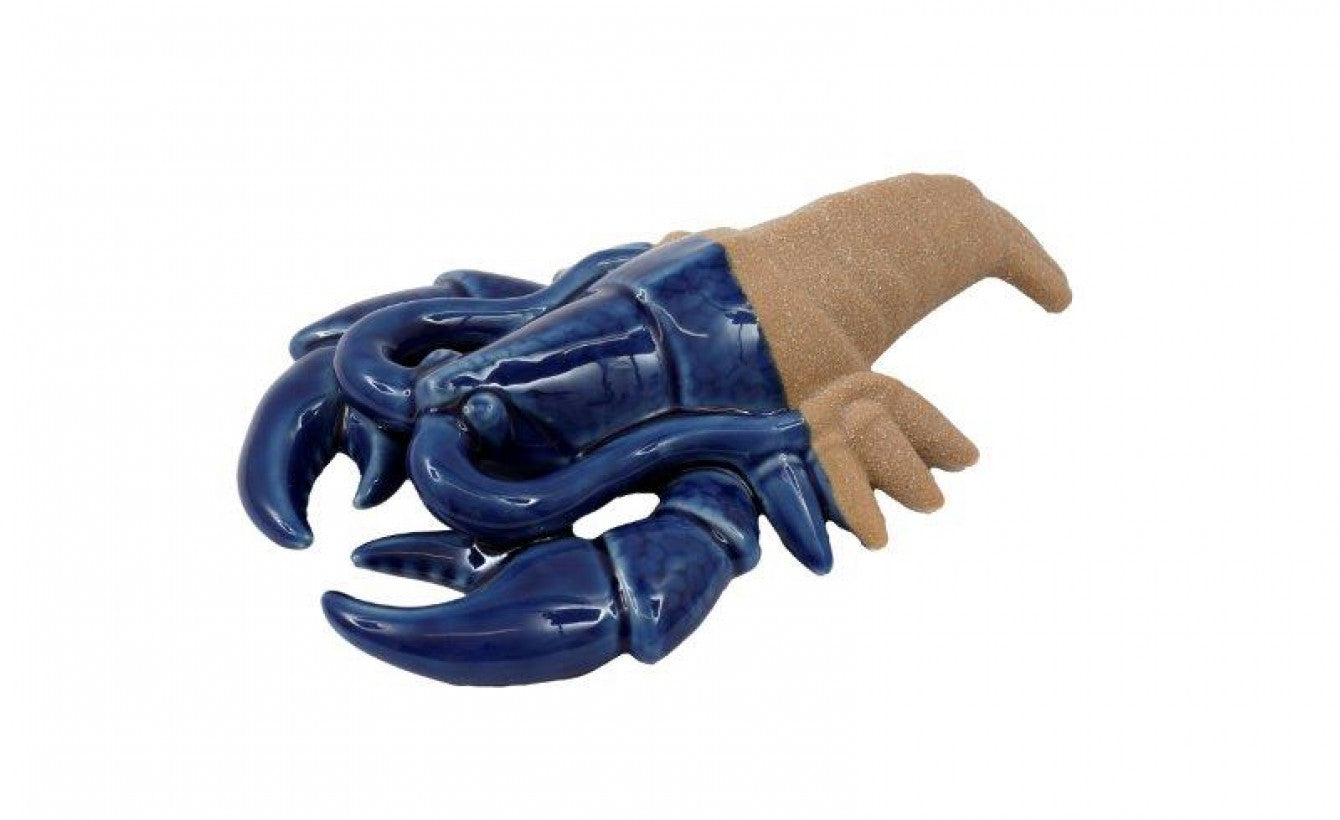 Dual-Colour Porcelain Lobster Figurine – Coastal Nautical Decor