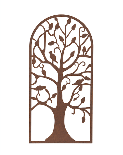 Metal Rustic Arch Tree Wall Decor