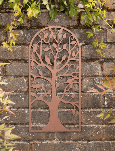 Metal Rustic Arch Tree Wall Decor