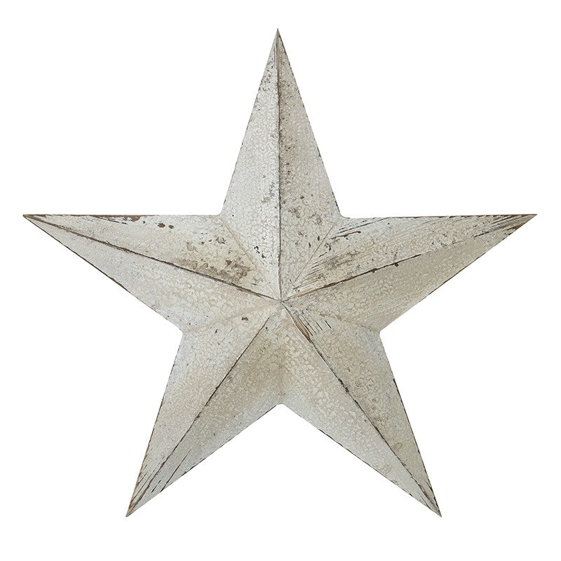 Large White Amish Barn Star