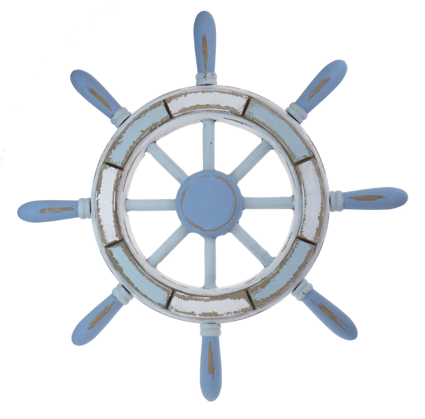 Nautical Wooden Ship’s Wheel Wall Décor