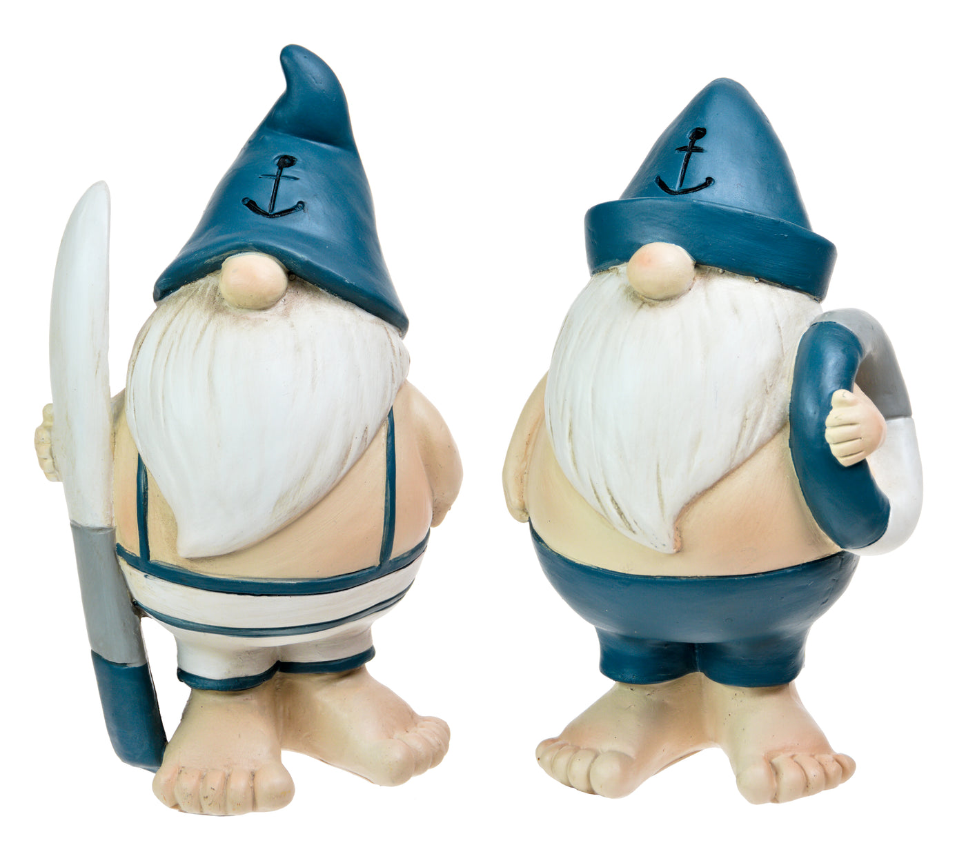 Nautical Gnome Figurines in Swimwear Set of 2