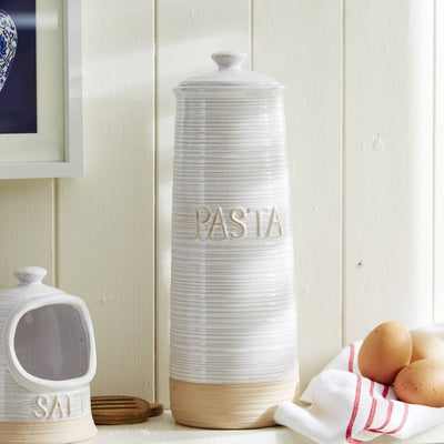 Country Kitchen Natural Design Pasta Canister