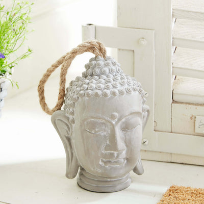 Buddha Head Door Stop W/ Rope