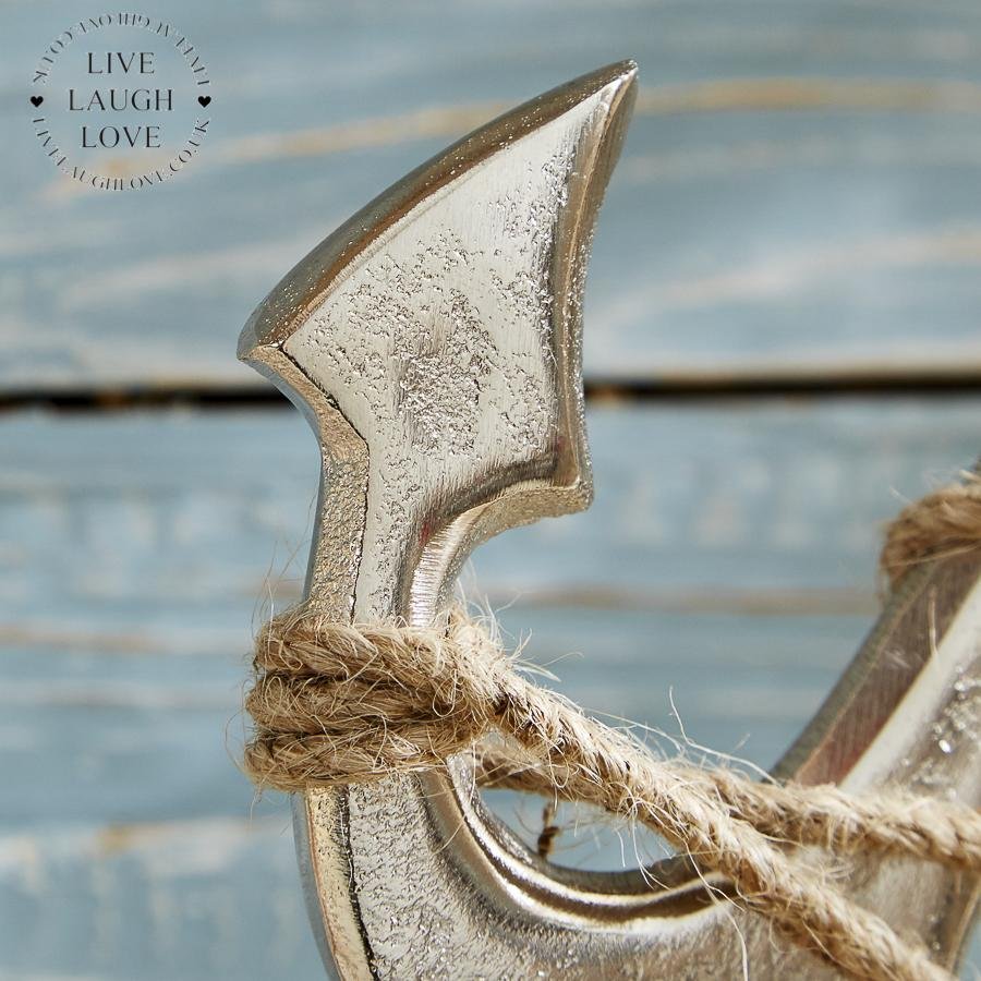Anchor On Wooden Base - LIVE LAUGH LOVE LIMITED