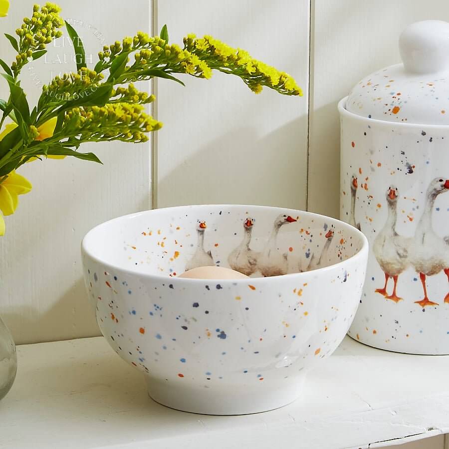 Bree Merryn Geese Bowl - LIVE LAUGH LOVE LIMITED