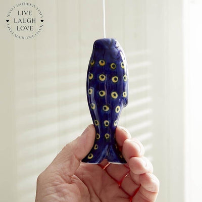 Ceramic Fish Light Pulls - LIVE LAUGH LOVE LIMITED