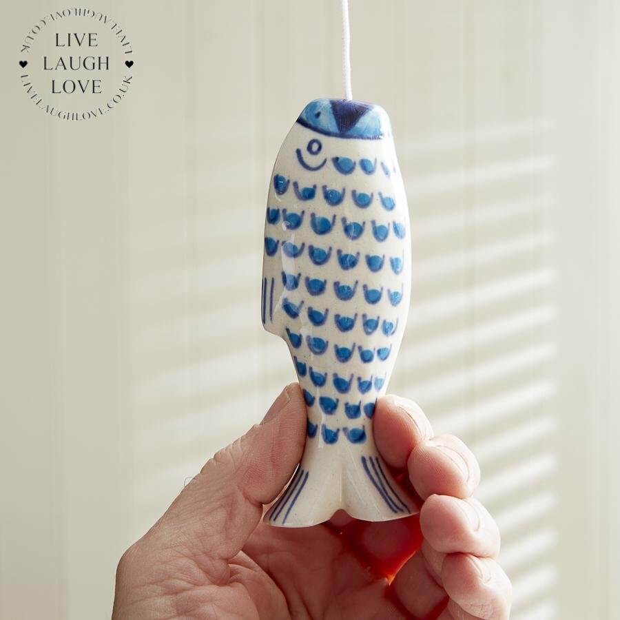 Ceramic Fish Light Pulls - LIVE LAUGH LOVE LIMITED