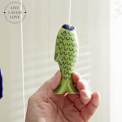 Ceramic Fish Light Pulls - LIVE LAUGH LOVE LIMITED