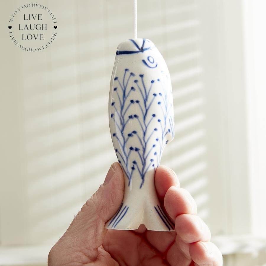 Ceramic Fish Light Pulls - LIVE LAUGH LOVE LIMITED