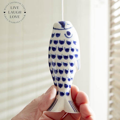 Ceramic Fish Light Pulls - LIVE LAUGH LOVE LIMITED